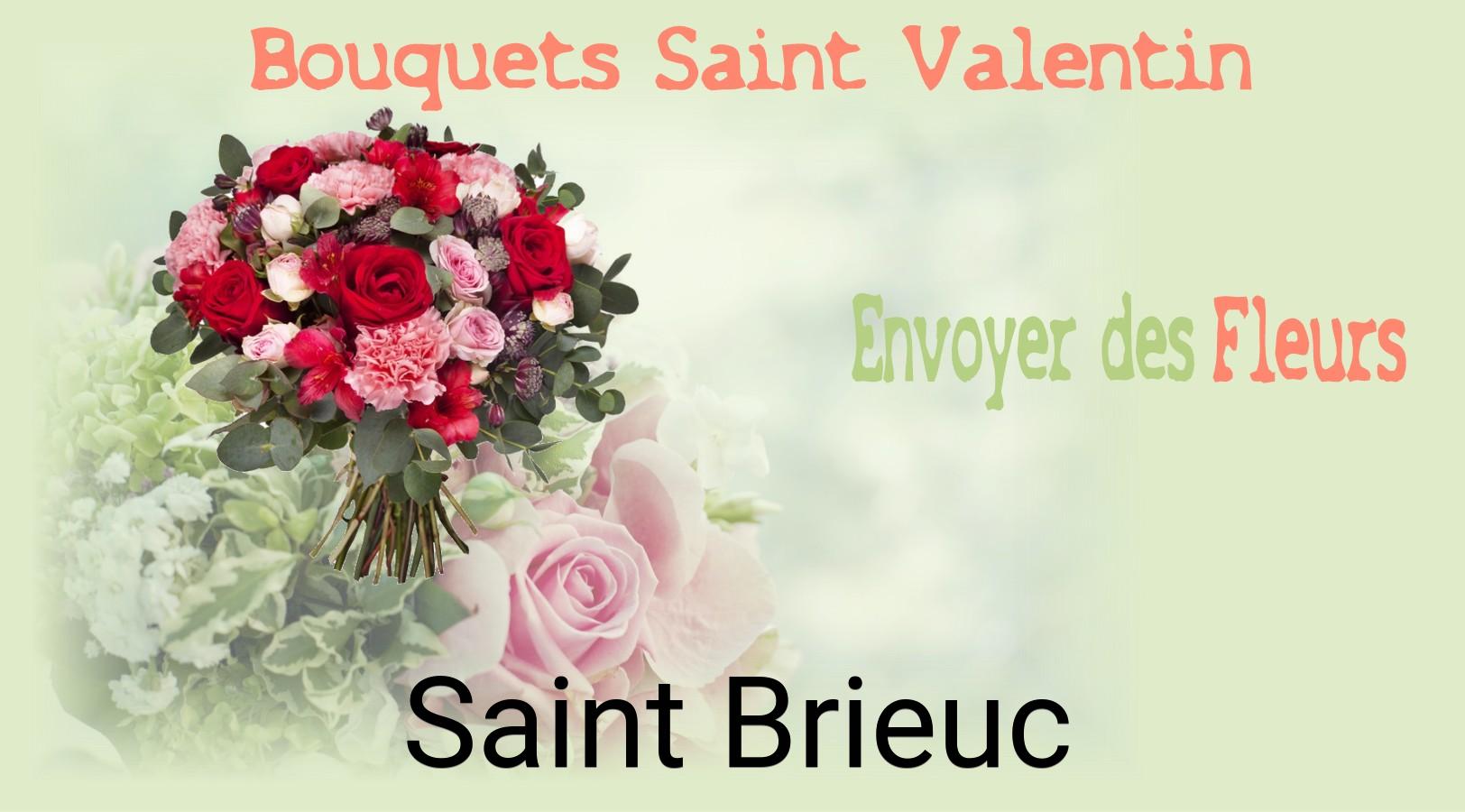 Roses de Saint-Valentin livrées à Saint-Brieuc